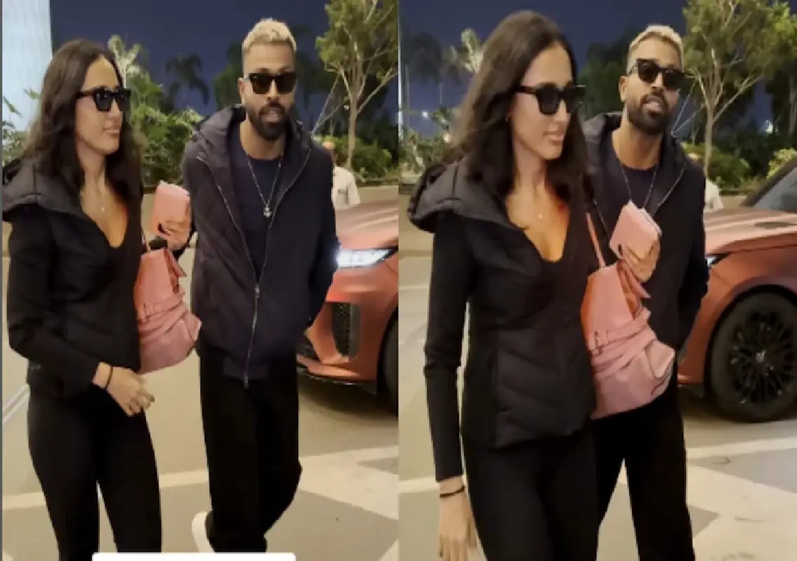 Hardik Pandya spotted with Mahieka Sharma at Mumbai airport, sparks dating rumours - News Karnataka