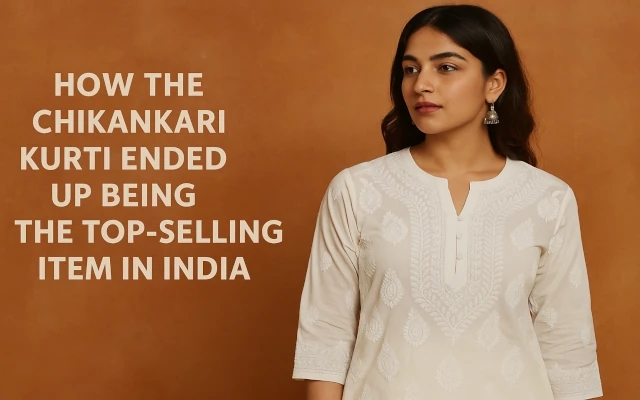 How the Chikankari Kurti Ended Up Being the Top-Selling Item in India? - News Karnataka