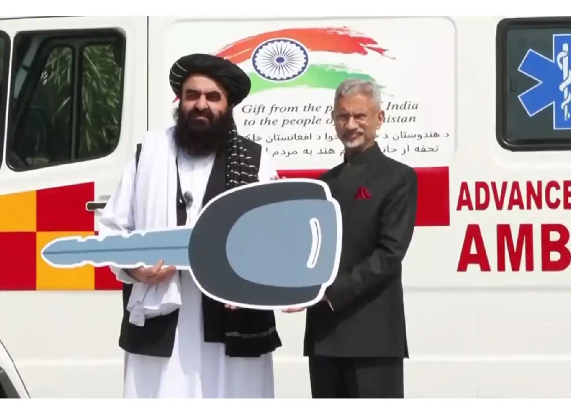 India gifts five ambulances to Afghanistan, EAM Jaishankar leads handover - News Karnataka