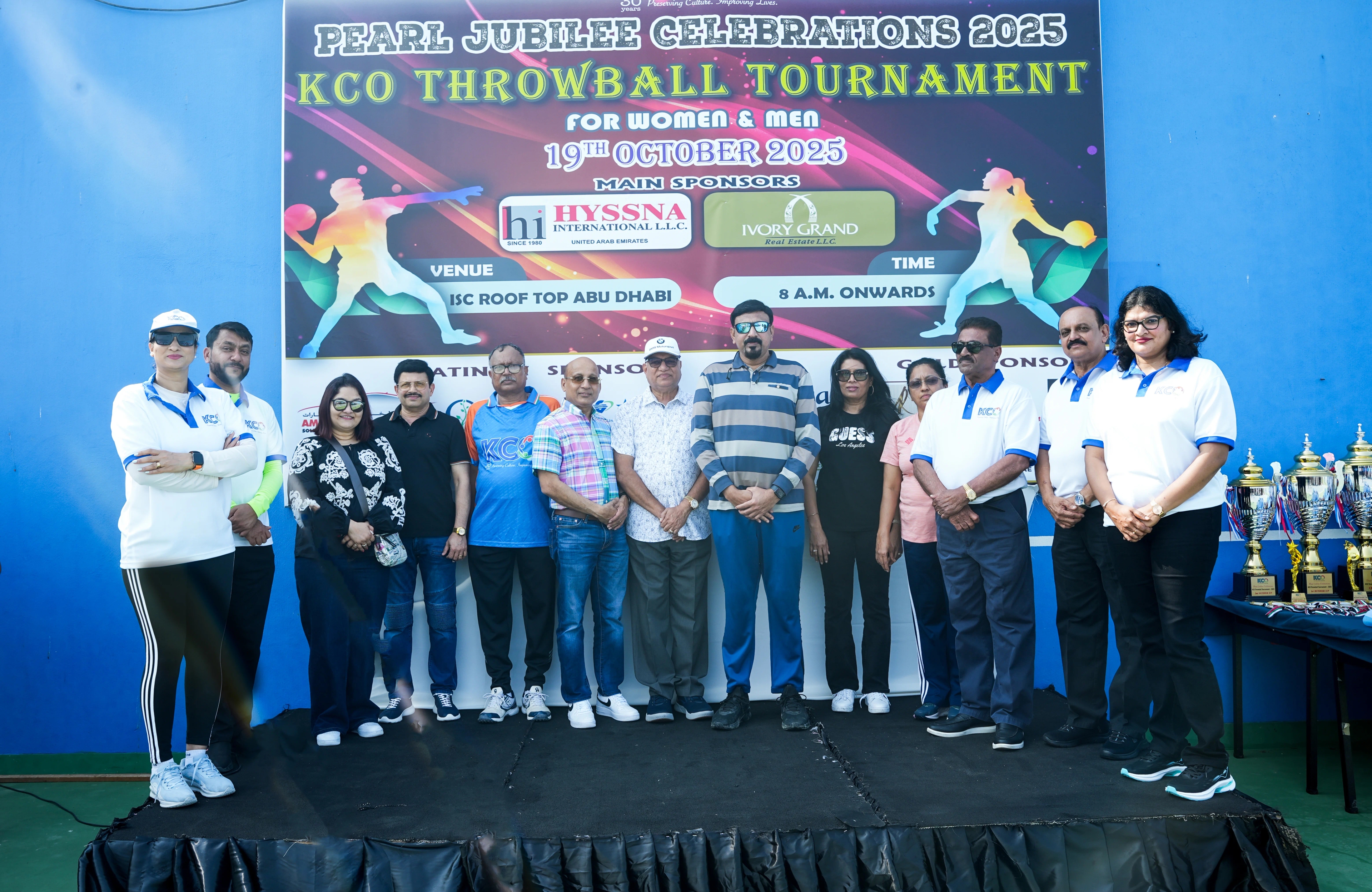 KCO Throwball Tournament Held on 19th October as Part of Pearl Jubilee Sports Celebrations - News Karnataka
