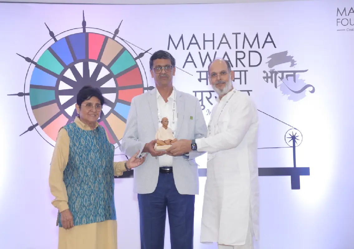 MRPL’s Krishna Hegde Miyar wins Mahatma Award for Lifetime Achievement - News Karnataka