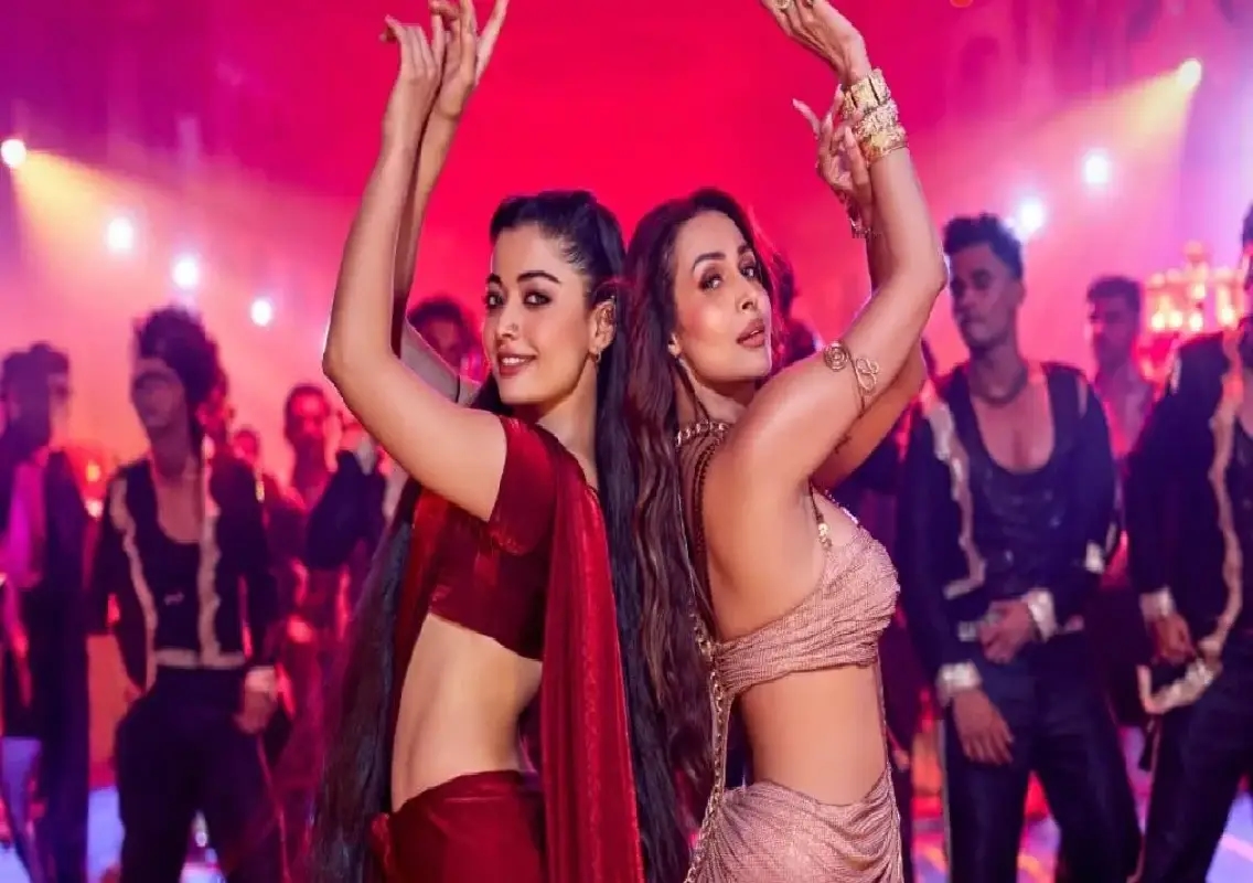 Malaika and Rashmika dance to ‘Poison Baby’ goes viral at Thamma launch - News Karnataka