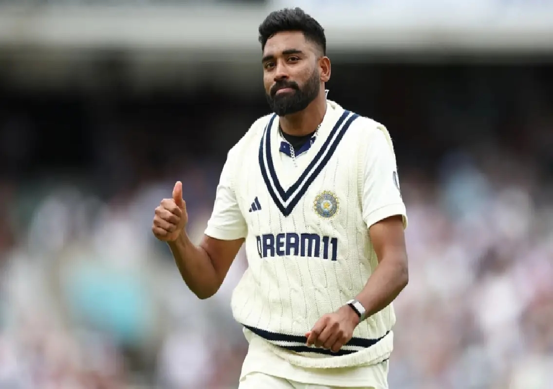 Mohammed Siraj becomes highest wicket-taker in Tests in 2025 - News Karnataka