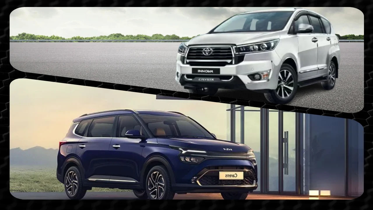 Toyota Innova Crysta vs Kia Carens – Who Should Buy What? - News Karnataka