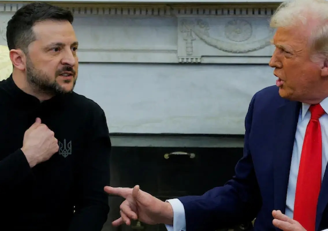 Trump urges Zelenskyy to accept Russia’s terms in tense White House meeting - News Karnataka