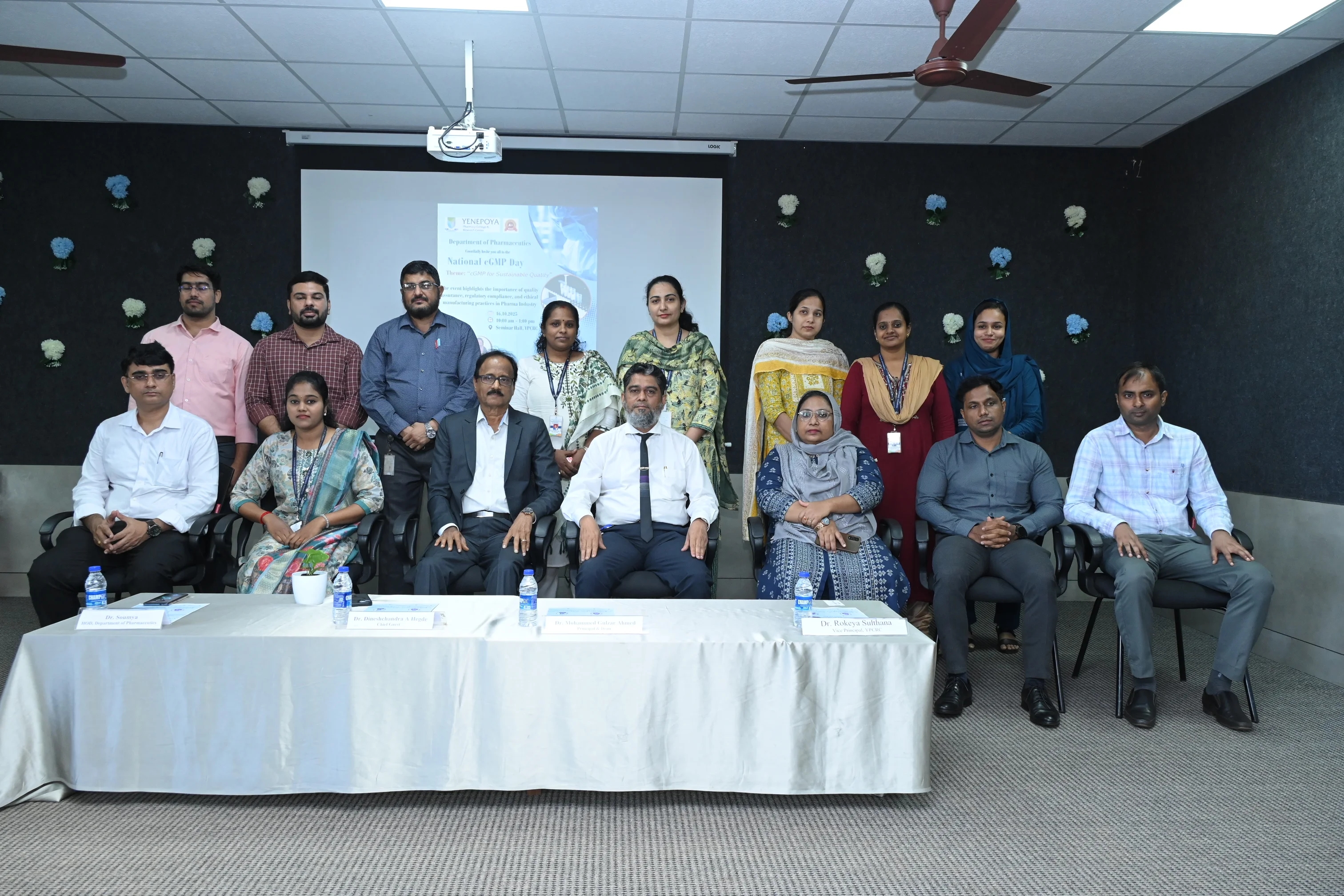 Yenepoya Pharmacy College celebrates National cGMP Day 2025 - News Karnataka