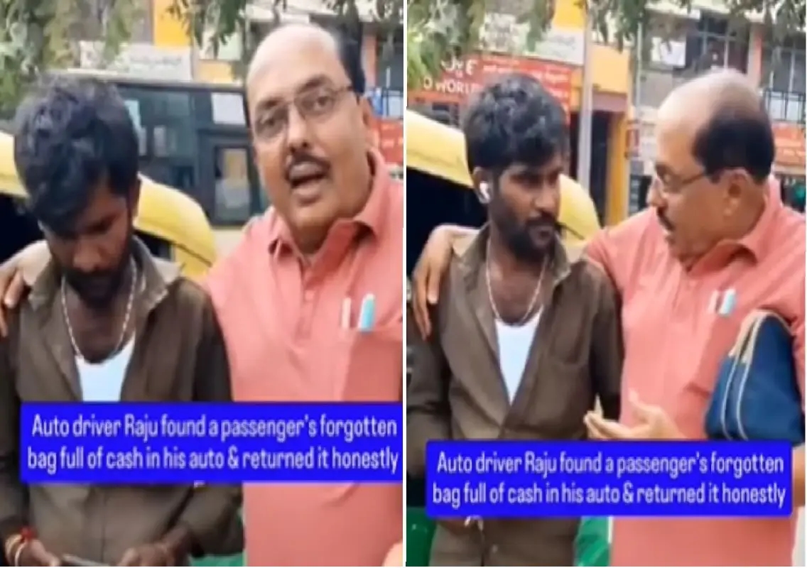 Bengaluru auto driver wins praise after returning bag full of cash to passenger: WATCH - News Karnataka