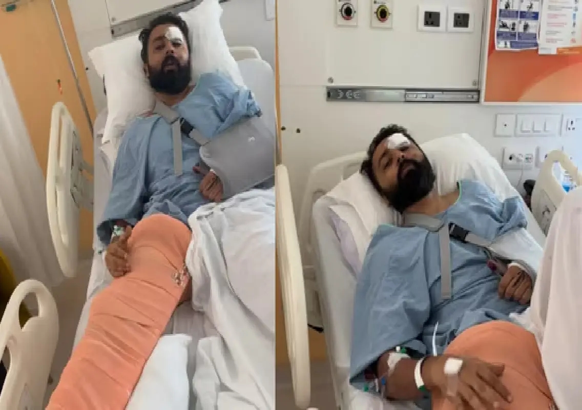 Bengaluru man blames potholes for accident in viral hospital-bed video: WATCH - News Karnataka