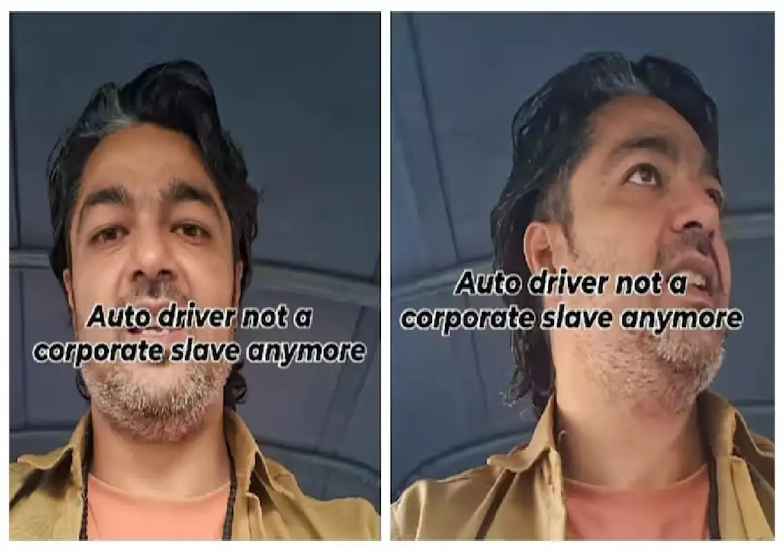 Bengaluru man quits corporate job to drive auto, shares inspiring message online: WATCH - News Karnataka