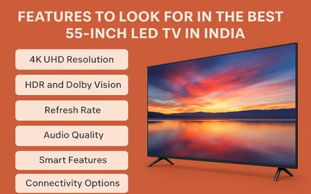 Features to Look for in the Best 55-inch LED TV in India - News Karnataka