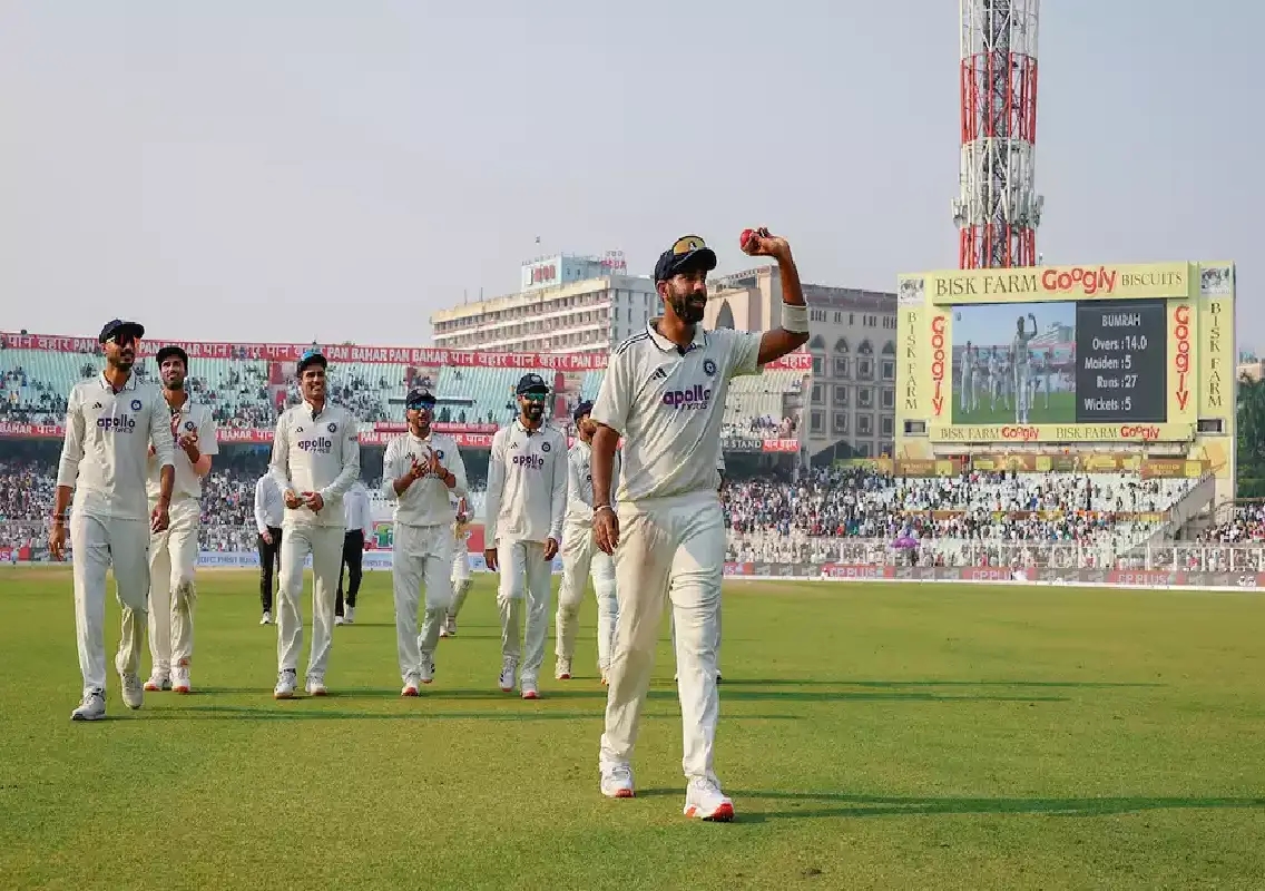 Bumrah’s five-for puts India in control on opening day of Kolkata Test - News Karnataka