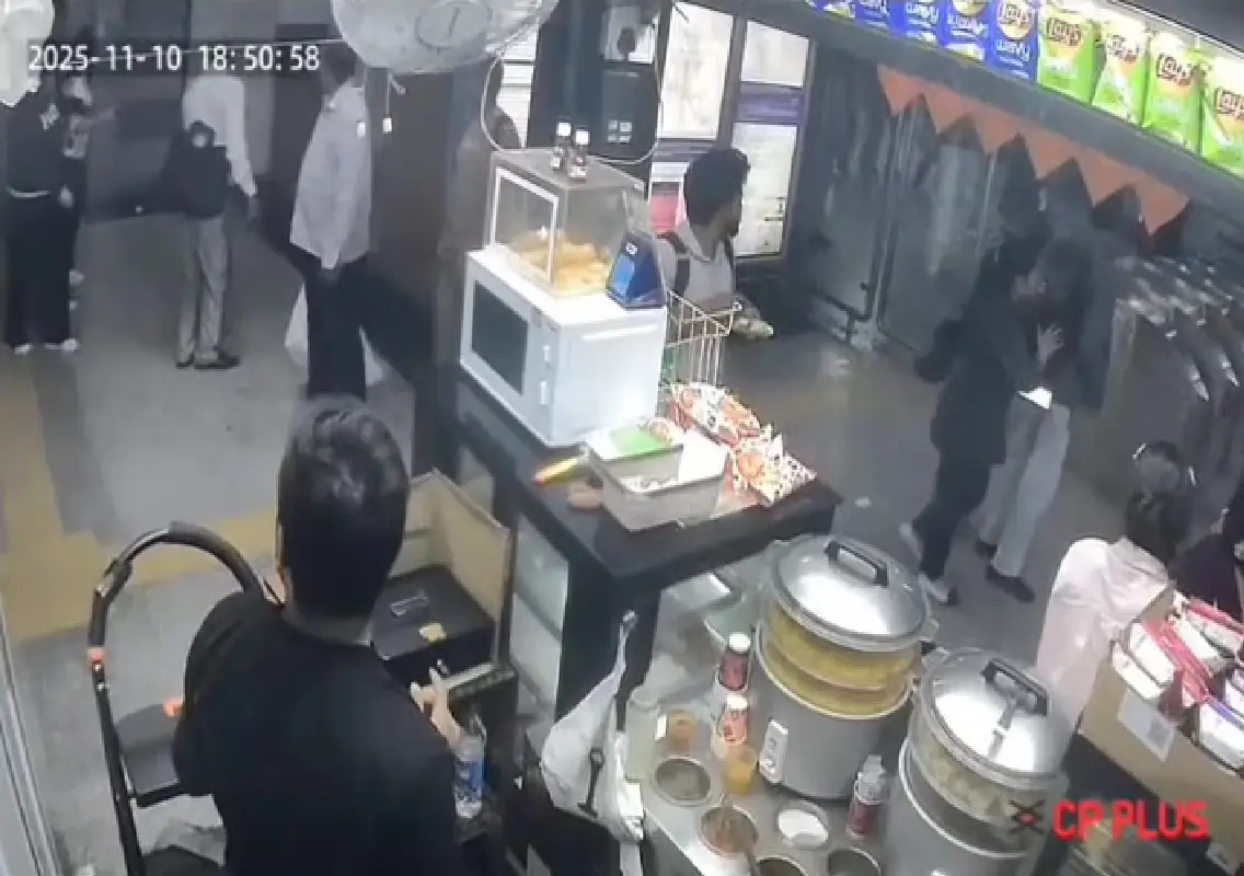 CCTV inside Red Fort metro captures tremors from deadly Delhi car blast: WATCH - News Karnataka
