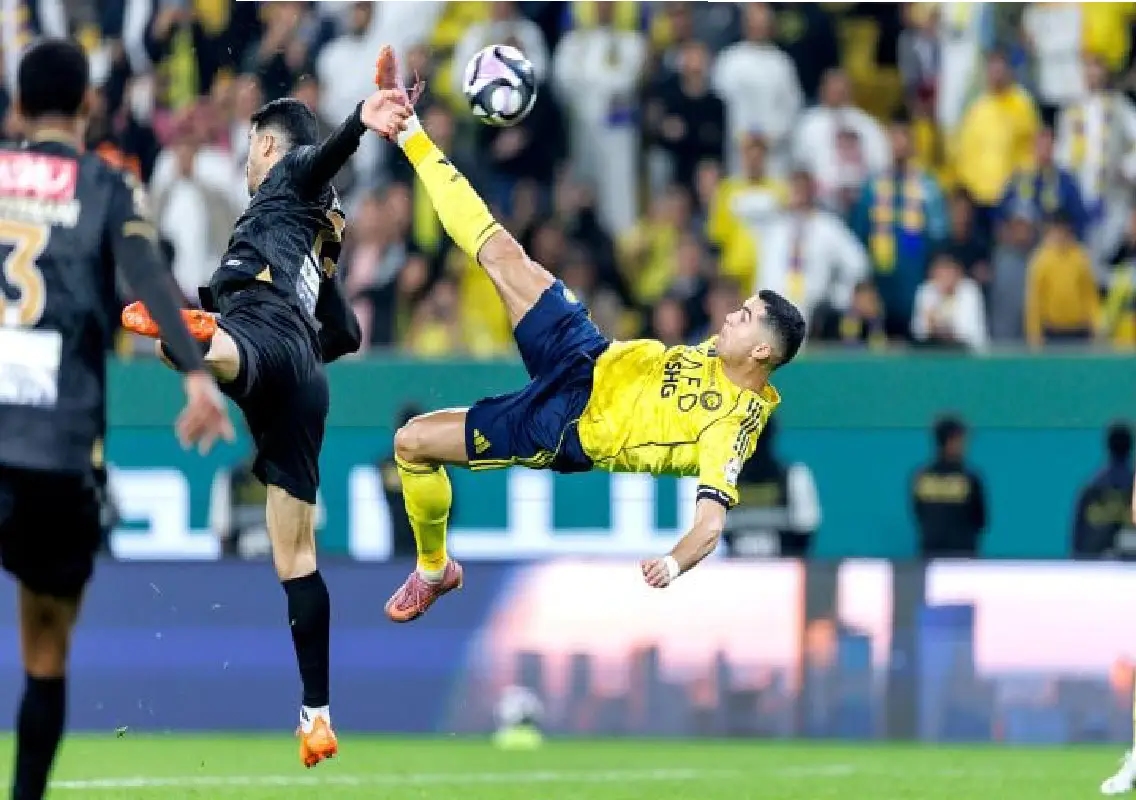 Cristiano Ronaldo’s stunning bicycle kick seals Al Nassr’s dominant win over Al Khaleej:WATCH - News Karnataka