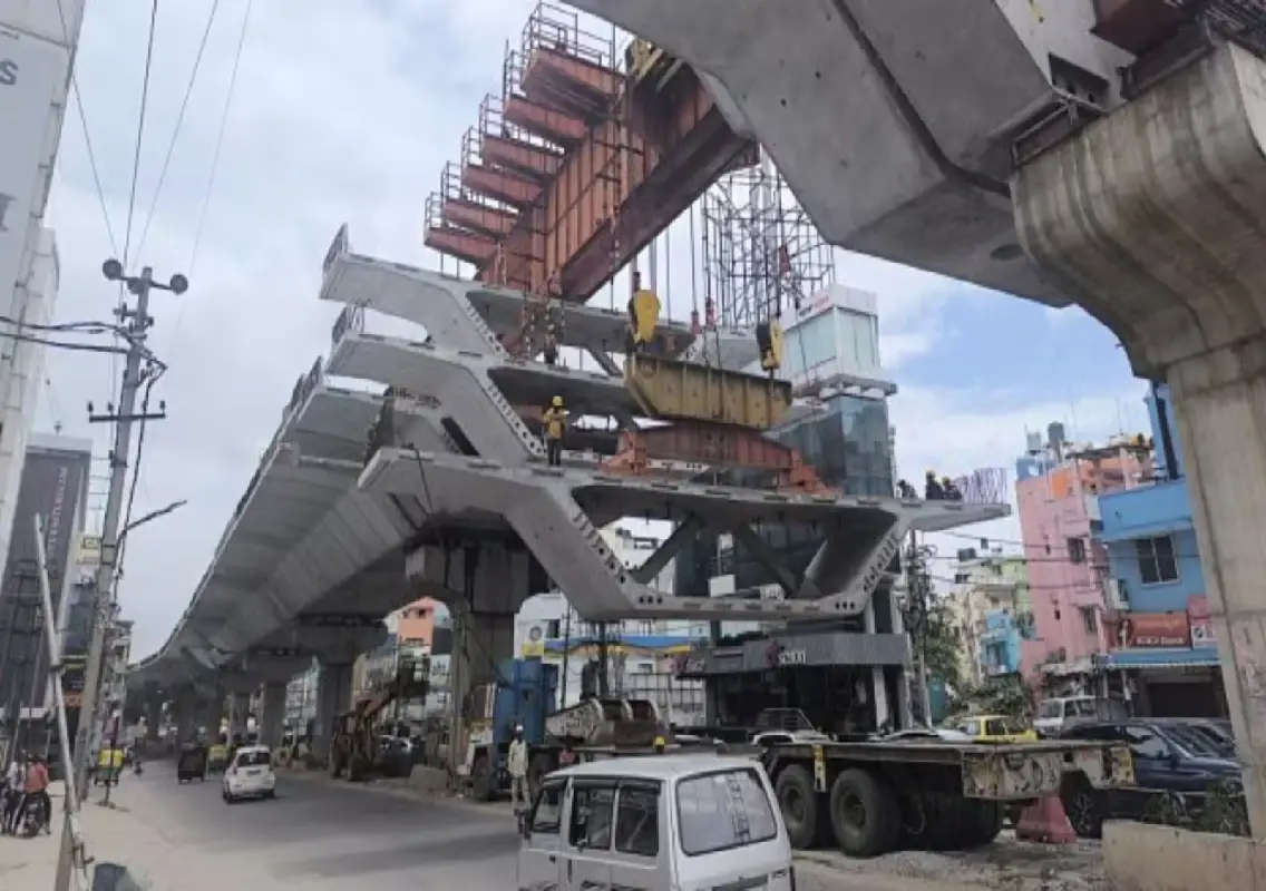 Ejipura Flyover delay sparks humour among Bengaluru residents: WATCH - News Karnataka