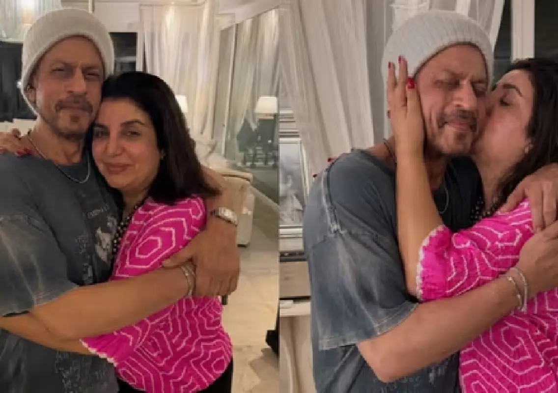 Farah Khan shares adorable pictures with Shah Rukh Khan from his 60th birthday - News Karnataka