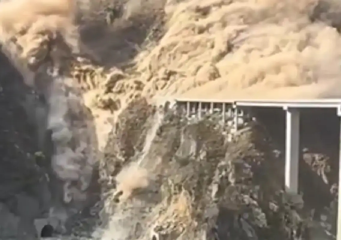 Hongqi Bridge in China collapses after landslide, no casualties reported:WATCH - News Karnataka