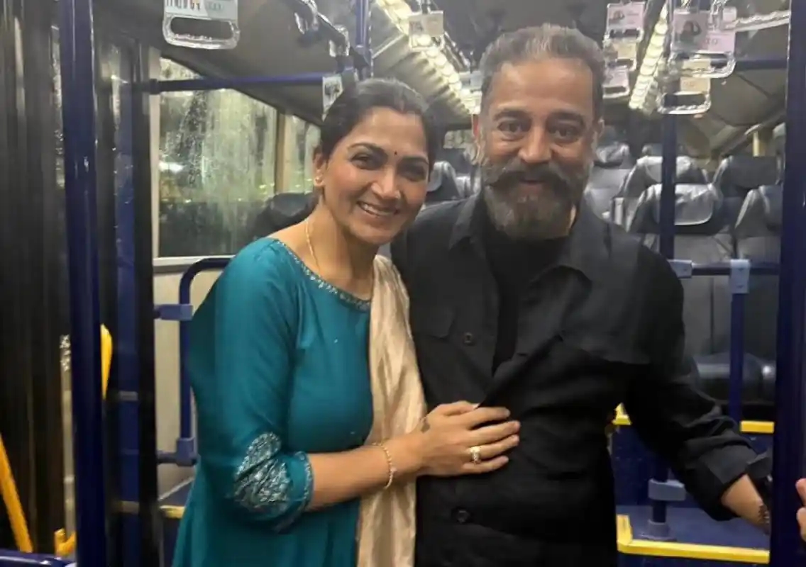 Kamal Haasan is “the textbook of cinema” : Khushbu’s viral praise - News Karnataka