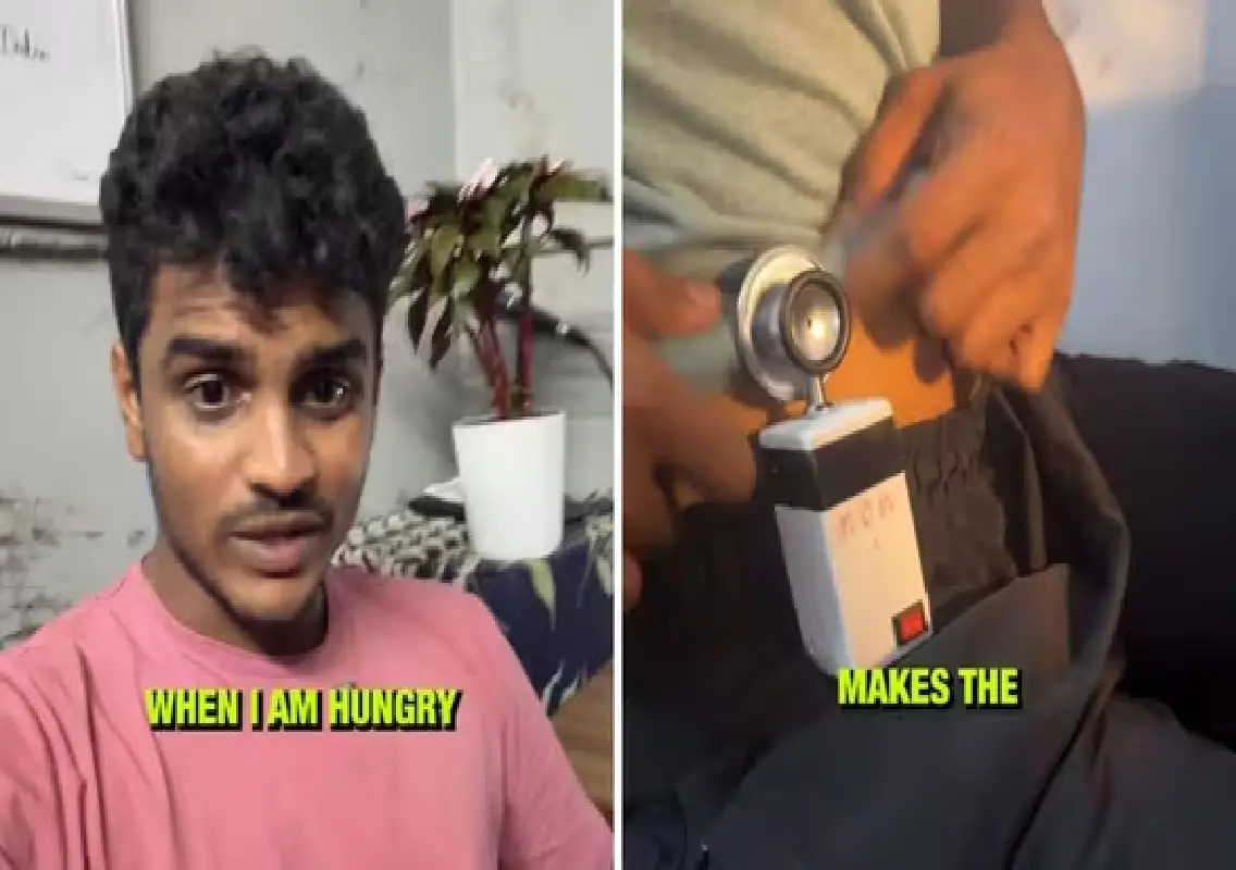 Mangaluru creator builds AI device that orders food when his stomach growls - News Karnataka