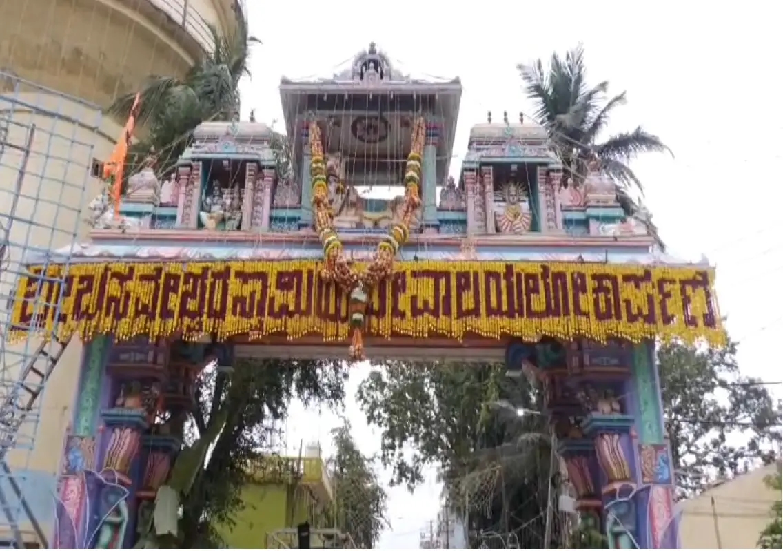 Muslim businessman rebuilds Basaveshwara Temple in Channapatna - News Karnataka