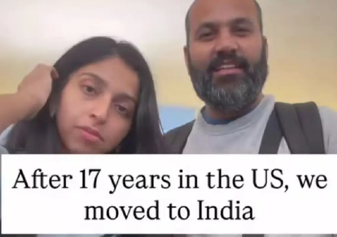NRI couple returns to India after 17 years citing high US healthcare costs - News Karnataka