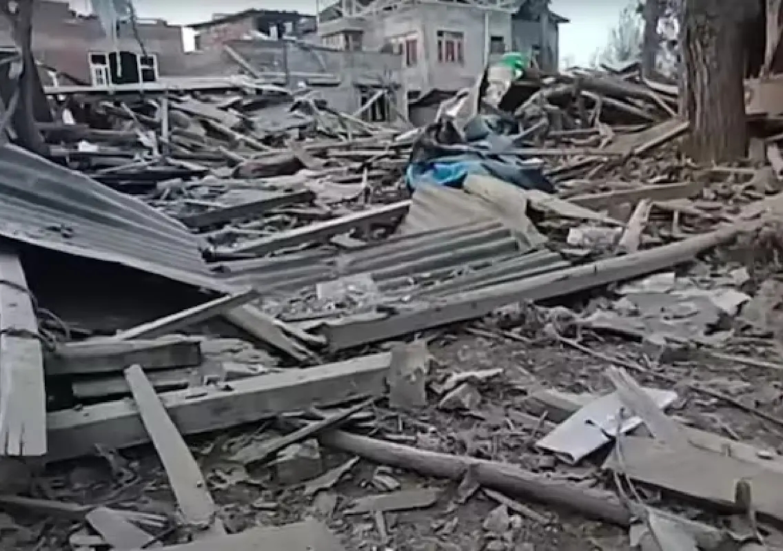 Pulwama house of Delhi blast suspect demolished by security forces:WATCH - News Karnataka