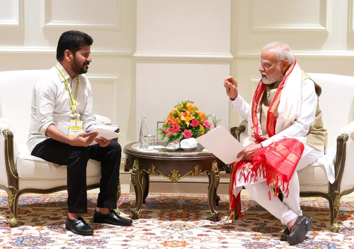 Revanth Reddy urges PM Modi to support key Telangana projects - News Karnataka