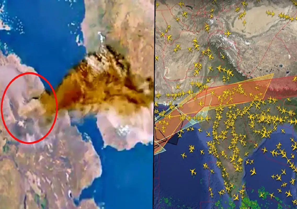 Volcanic ash from Ethiopia disrupts flights, prompts DGCA advisory for northern India - News Karnataka