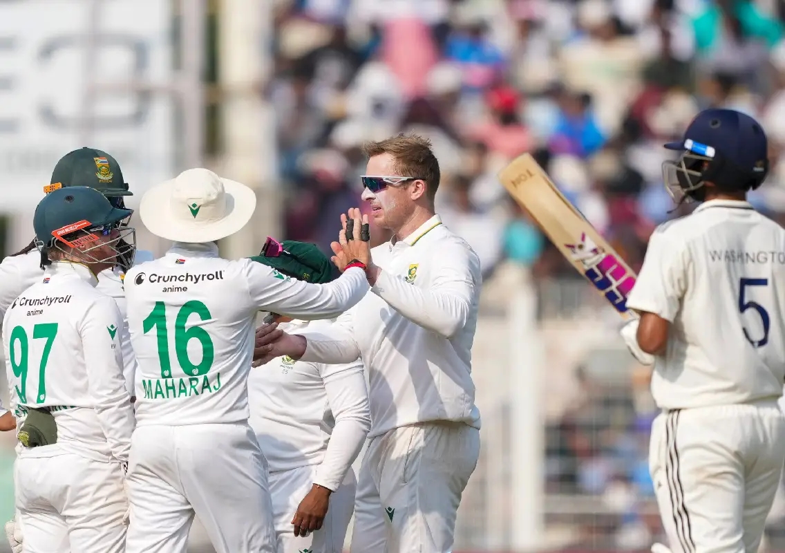 South Africa beats India at Eden Gardens for first Test win in 15 years - News Karnataka