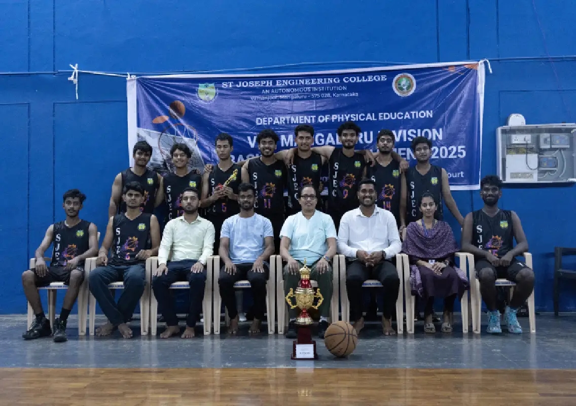 St Joseph Engineering College wins VTU Mangaluru Division Men’s Basketball Tournament - News Karnataka