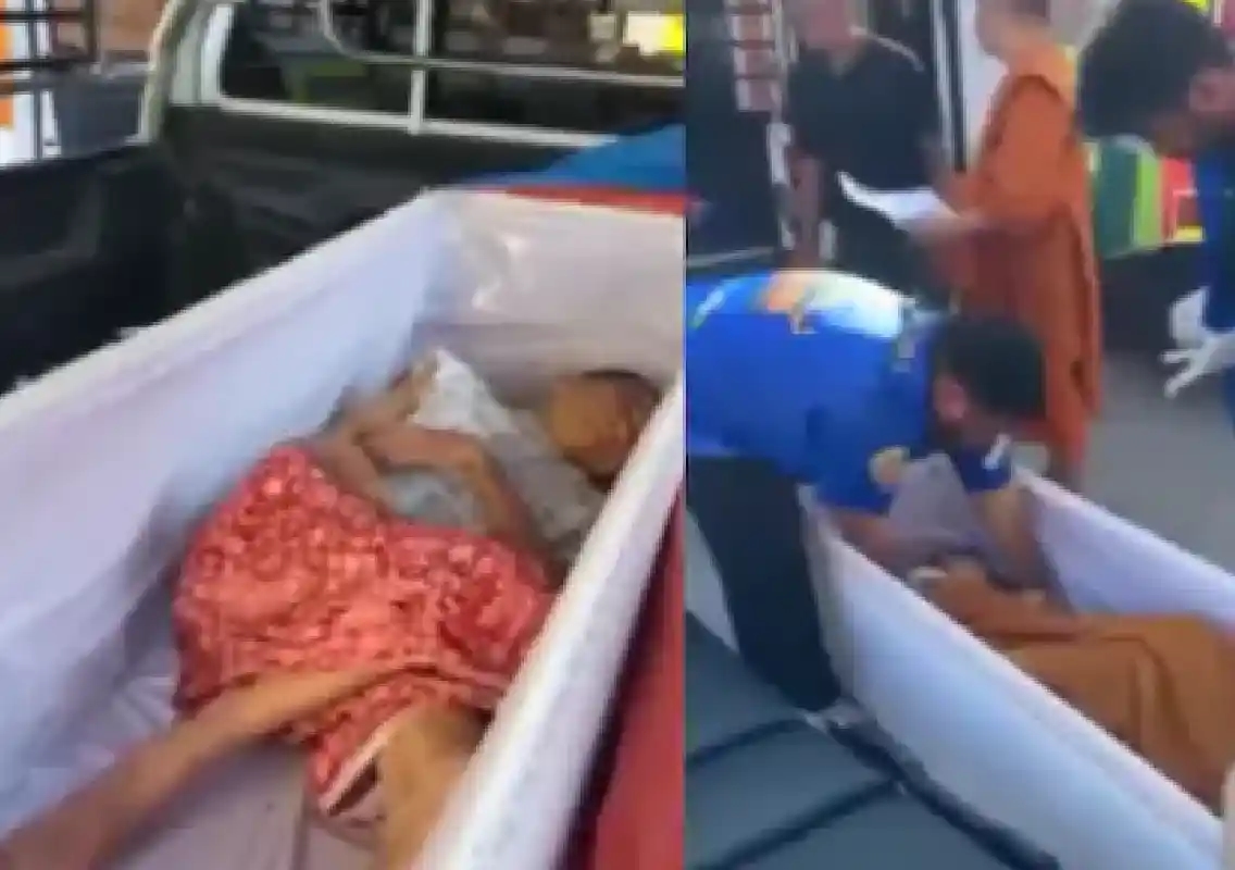 Thai woman found alive in coffin moments before cremation - News Karnataka