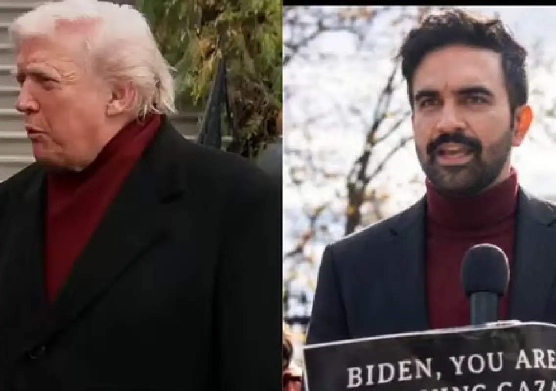 Trump’s viral winter look draws comparisons to Zohran Mamdani Netizens react:WATCH - News Karnataka