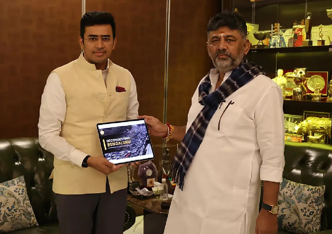 Tejasvi Surya Raises 10 Questions on Bengaluru Tunnel Road Project - News Karnataka