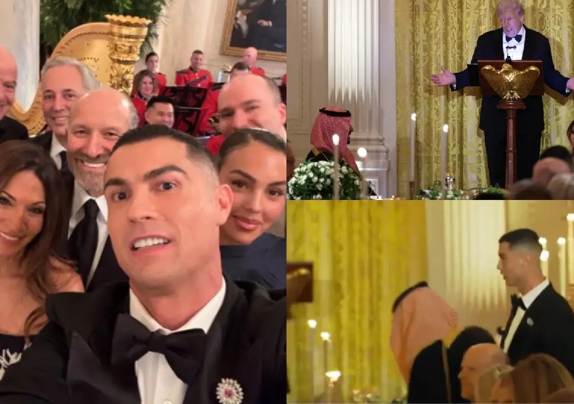 Cristiano Ronaldo thanks Trump after White House dinner amid Saudi-US ties - News Karnataka