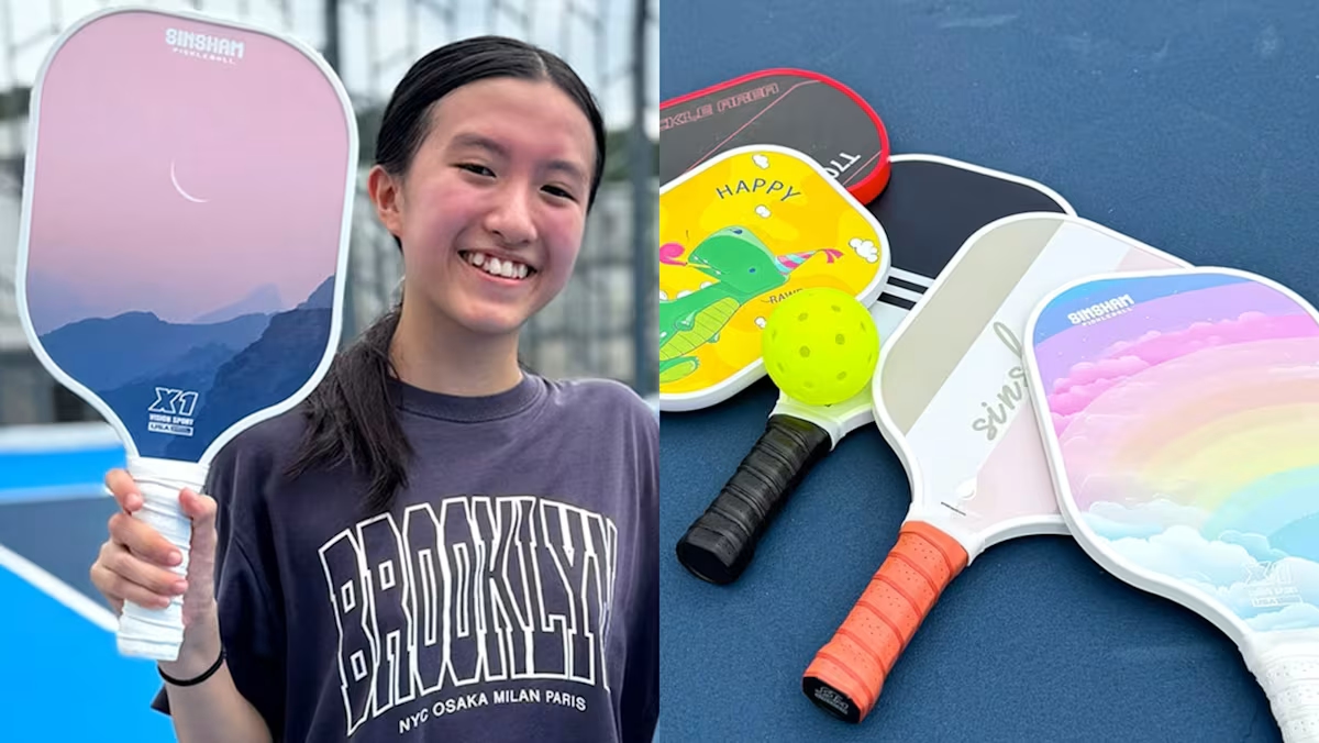 13-year-old Singapore girl earns ₹1.2 lakh a month selling pickleball paddles - News Karnataka