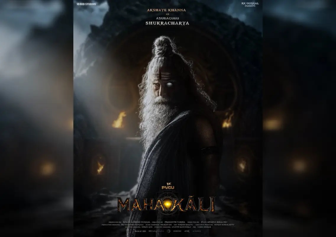 Akshaye Khanna’s Shukracharya look from Mahakali goes viral after Dhurandhar success - News Karnataka