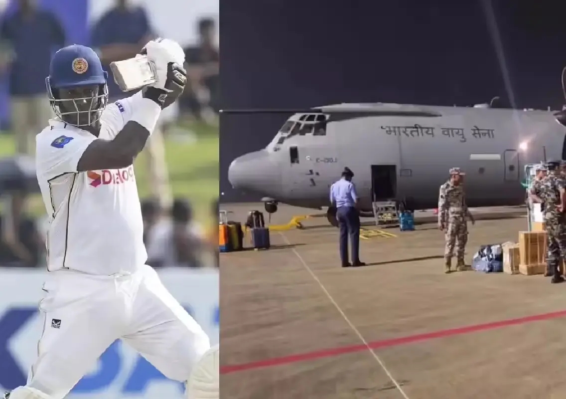 Angelo Mathews thanks India, Pakistan and global teams aiding Sri Lanka after Cyclone Ditwah - News Karnataka