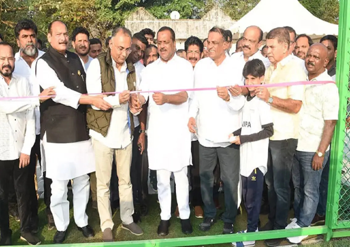 AstroTurf football stadium inaugurated near Nehru Maidan in Mangaluru - News Karnataka