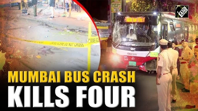 BEST bus crash at Bhandup station kills four, injures 10 - News Karnataka