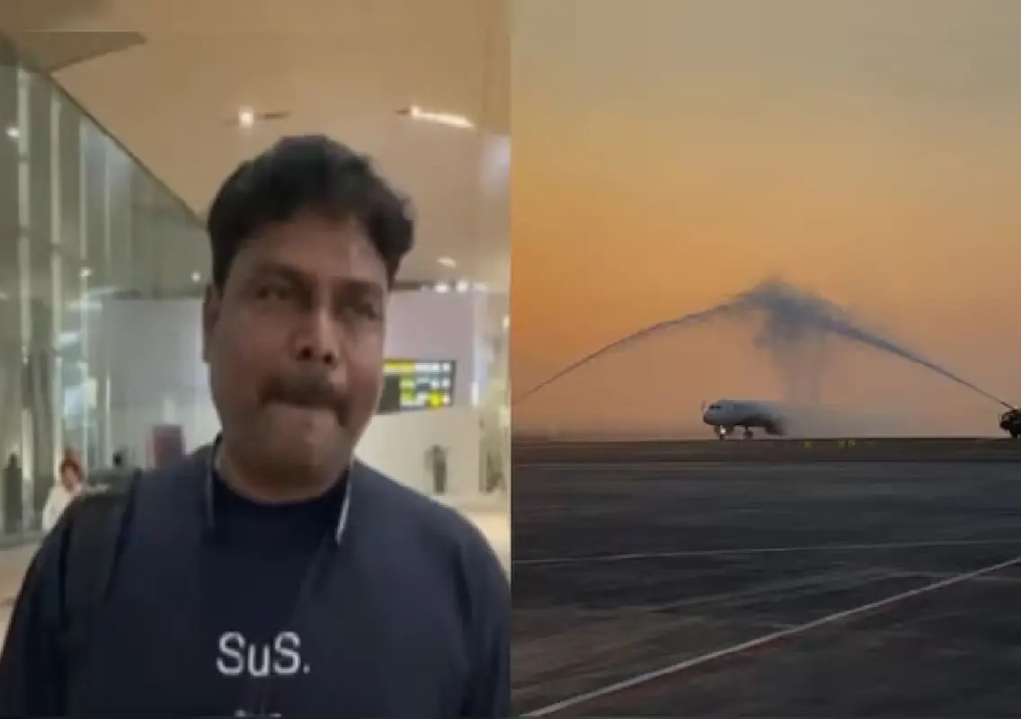 Bengaluru man books flight just to explore Navi Mumbai airport: WATCH - News Karnataka