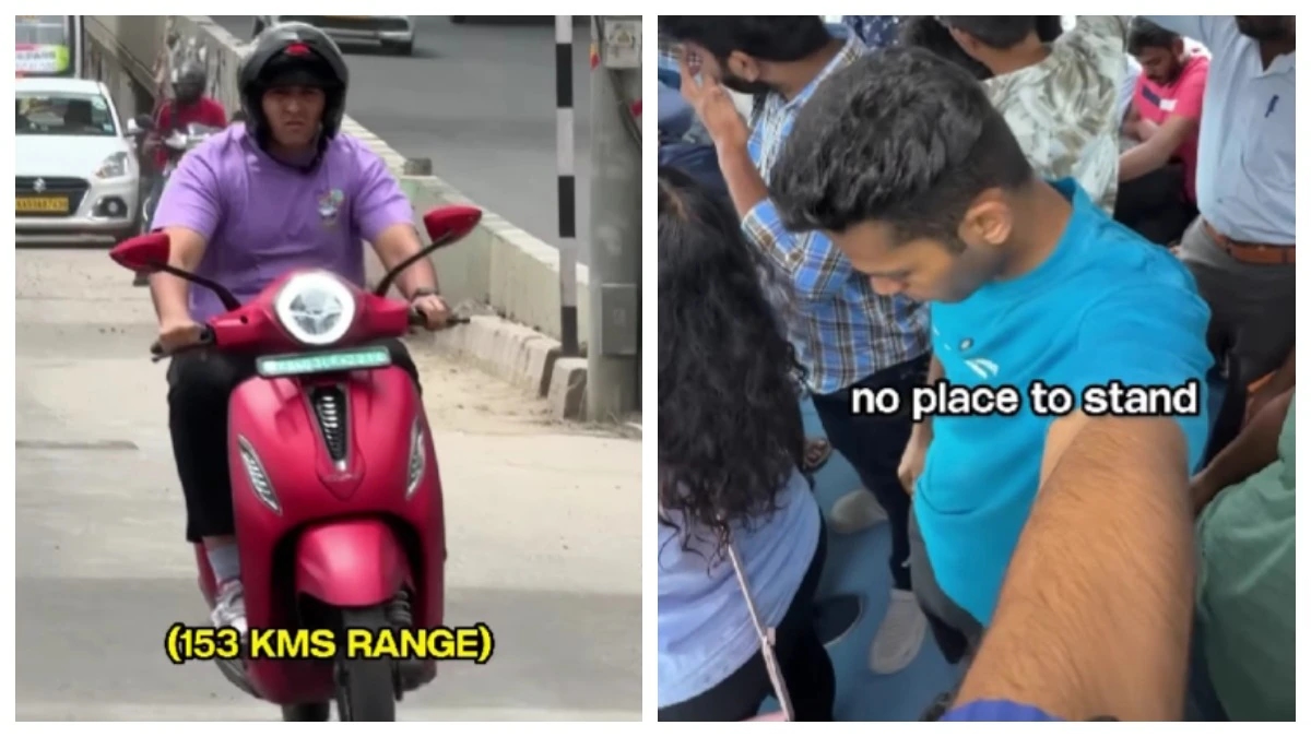 Bengaluru traffic test: Metro beats scooter in viral commute race - News Karnataka