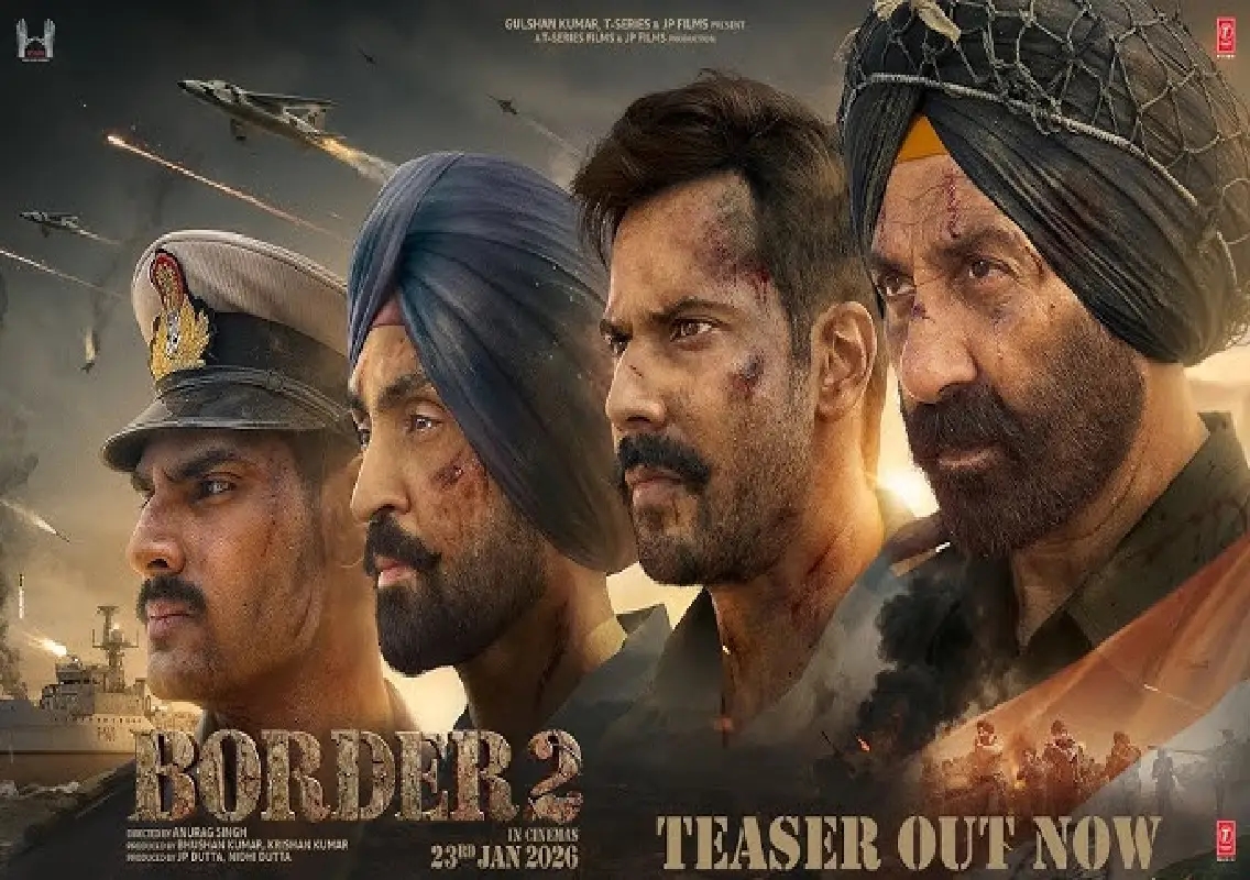 Border 2 teaser ignites patriotic fervour ahead of 2026 release: WATCH - News Karnataka