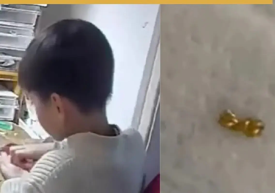 Chinese boy gifts friends pieces of mother’s gold necklace, leaving parents shocked - News Karnataka