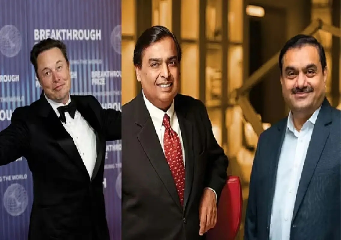 Elon Musk’s wealth eclipses Ambani and Adani combined - News Karnataka