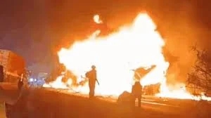 Five charred to death as Bengaluru–Gokarna bus turns fireball on NH-48 - News Karnataka