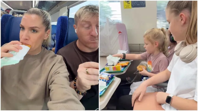 Foreign travel family praises Vande Bharat ride, video goes viral - News Karnataka