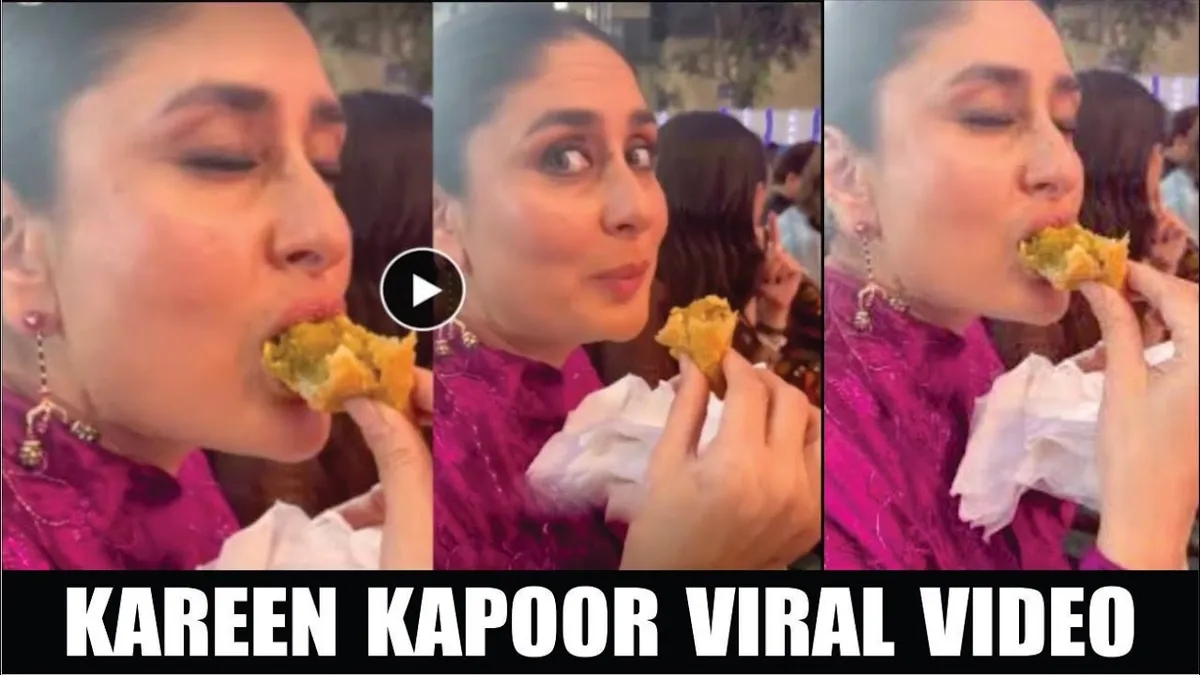Kareena Kapoor Khan caught enjoying samosa at sons’ school event - News Karnataka