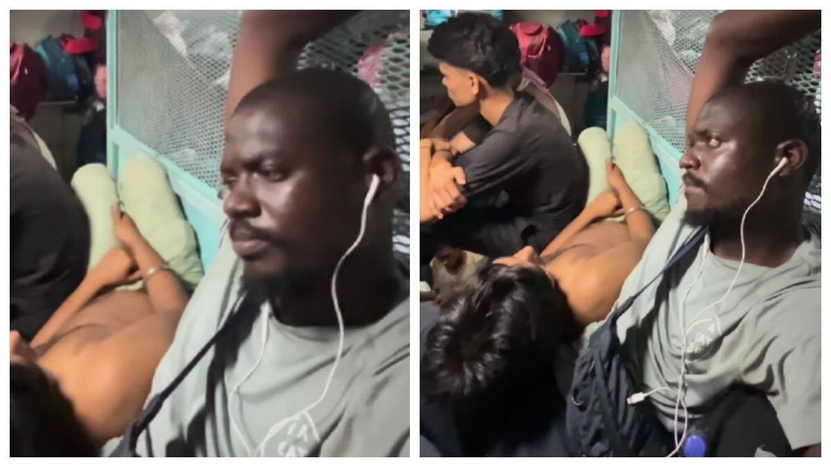 Kenyan backpacker’s Indian train video sparks debate on boundaries - News Karnataka