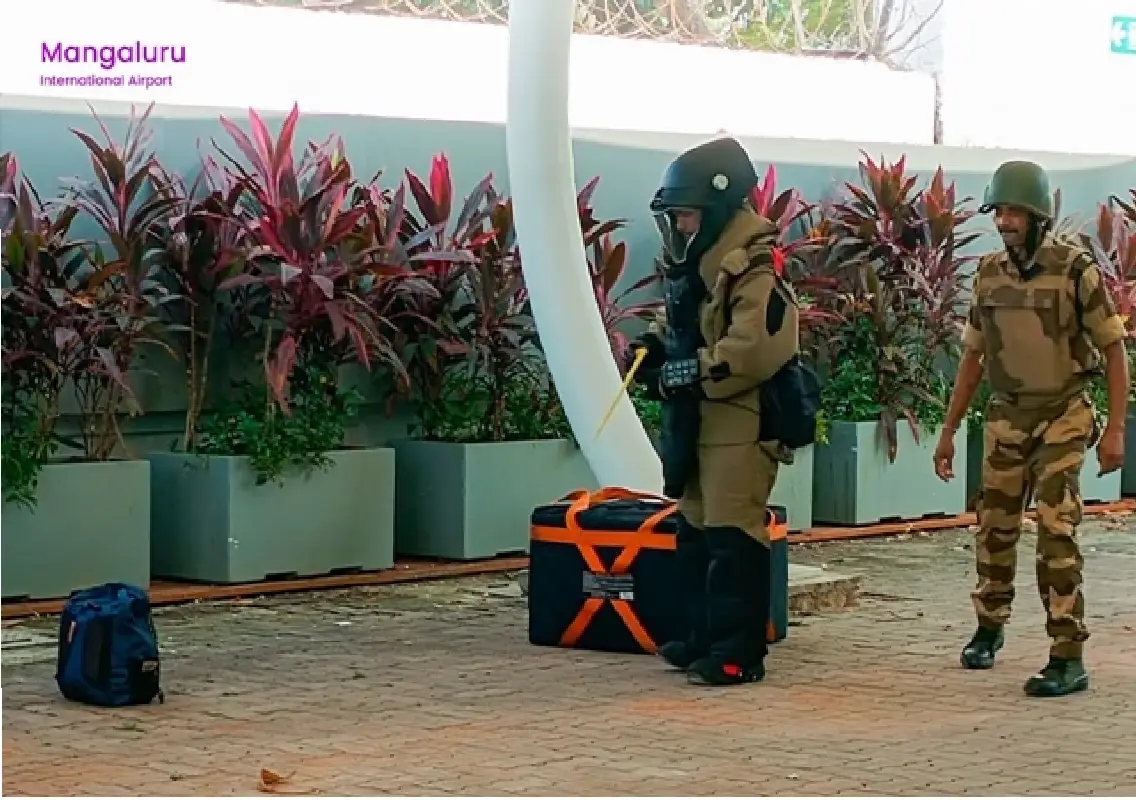 Mangaluru airport conducts annual bomb threat mock drill - News Karnataka