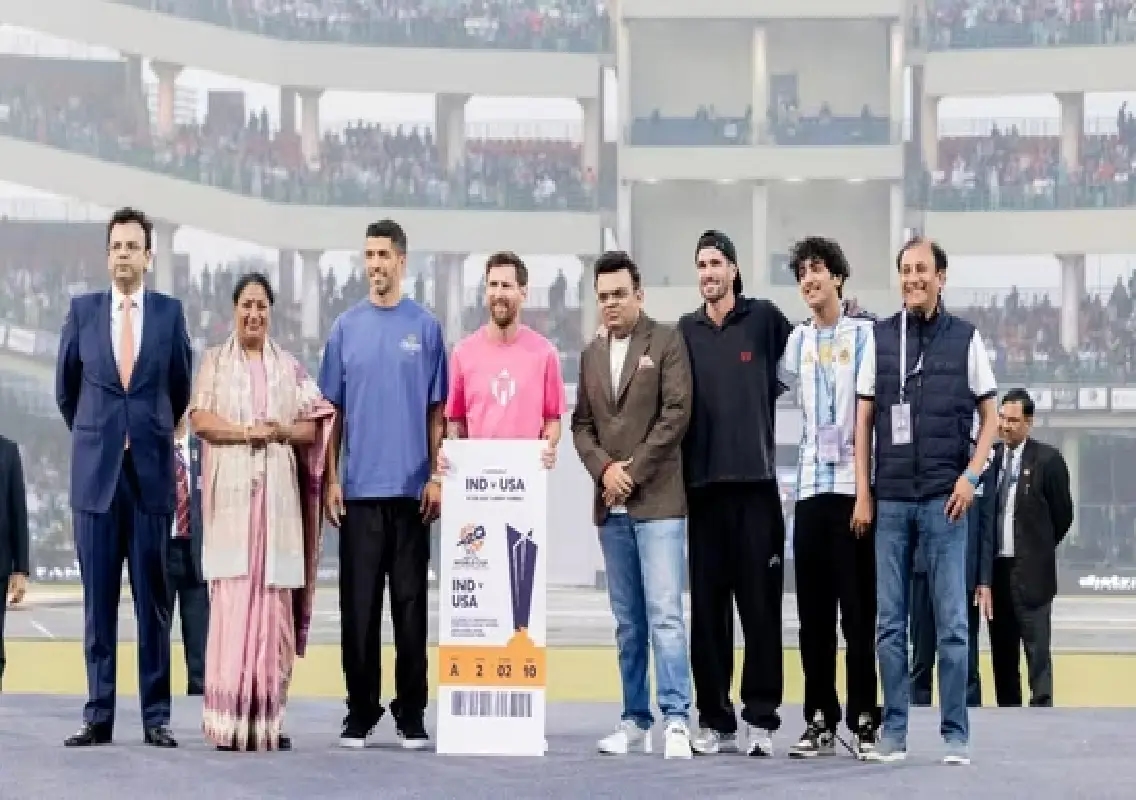 Messi receives first T20 World Cup 2026 ticket as India tour ends - News Karnataka