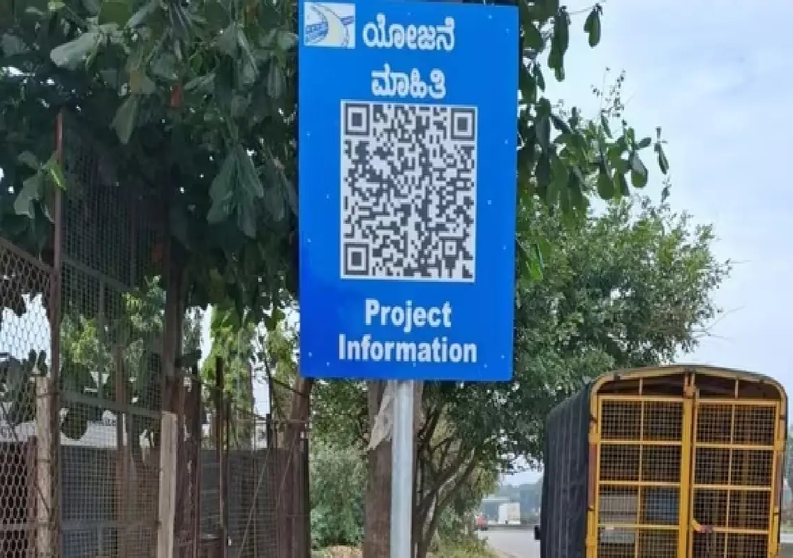 NHAI installs QR-code boards on highways to aid Bengaluru commuters - News Karnataka